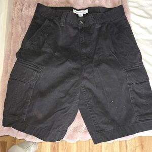 Black Cargo Shorts